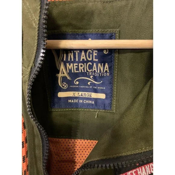 Vintage Americana Tradition‎ Men’s Sz XL Cliff Hanger Jacket outdoor Green